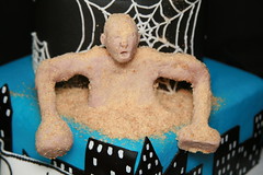 Spidy Vs Sandman Birthday cake • <a style="font-size:0.8em;" href="http://www.flickr.com/photos/60584691@N02/7977108695/" target="_blank">View on Flickr</a>