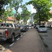 Les rues bondees de Vientiane