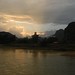 Coucher de soleil a Vang Vieng