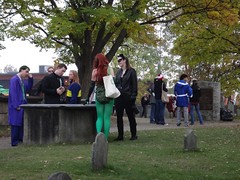 Around Salem 2012 DC Villains in Cemetery