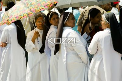 Nuns with Umbrellas