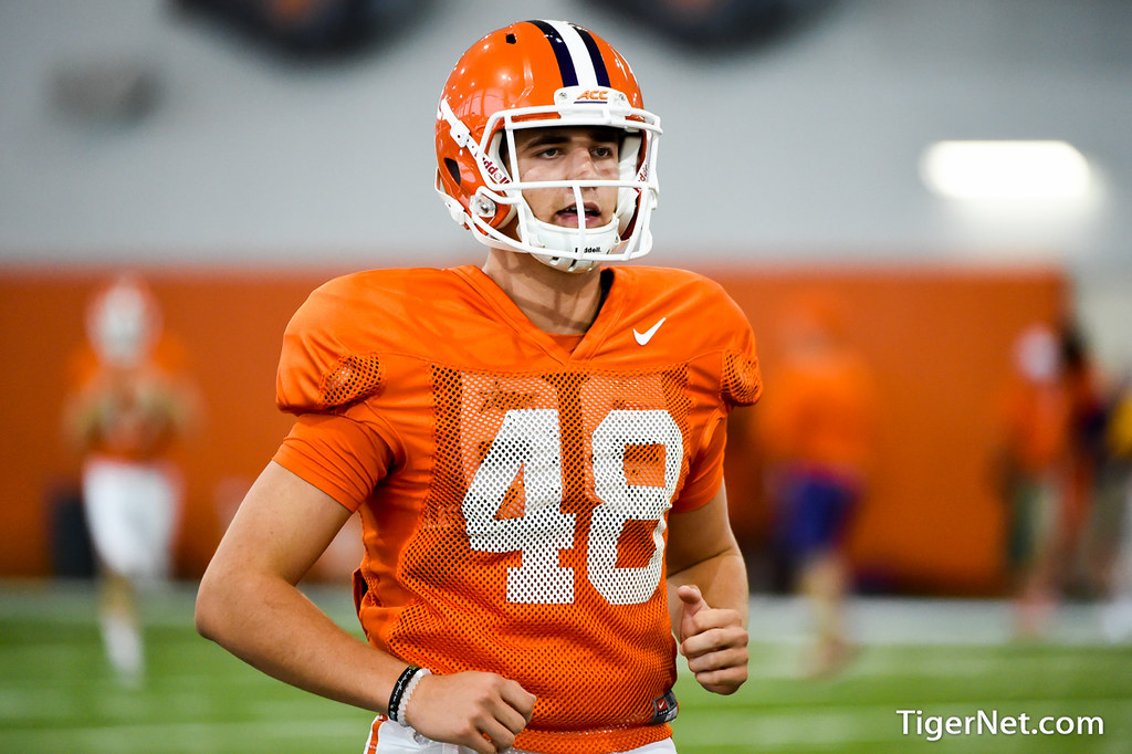 Clemson Football Photo of Will Spiers