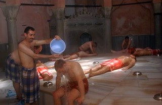 10g Plancha de masaje con baño turco