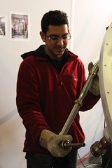 And Jamil gets to operate the cryostat end • <a style="font-size:0.8em;" href="http://www.flickr.com/photos/27717602@N03/8198958141/" target="_blank">View on Flickr</a>