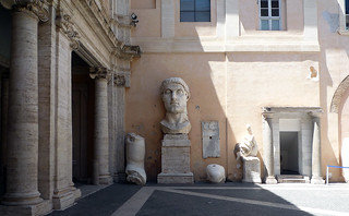 The Colossus of Constantine Courtyard