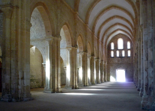 Nave and South Aisle, Abbaye de Fontenay