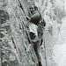 Yvon Chouinard climing during Mountainfilm