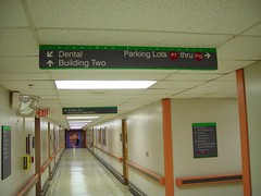 Interior Wayfinding Suspended Sign