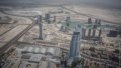 Вид с небоскреба Бурдж Халифа