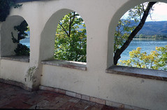 View across Wolfgangsee from the Parish Church of  Sankt Wolfgang