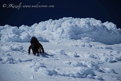 Getting to top of Volcan Osorno