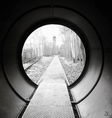Rangierbahnhof Tempelhof. The Tunnel (Die Tunnel) © James Clancy 2012