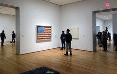 Jasper Johns, Flag with viewers