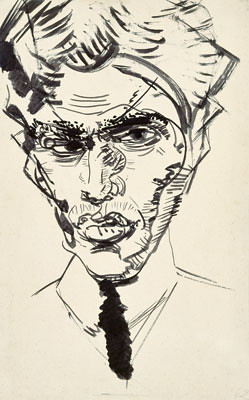 Segall, Lasar (1891-1957) - 1914c. Self-Portrait (Lasar Segall Museum, Sao Paulo, Brazil)