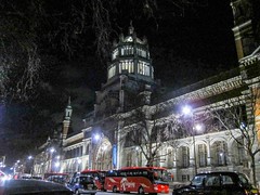The Victoria & Albert Museum at night