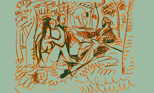 El Almuerzo, escenificación de Edouard Manet (1863), traducción de Pablo Picasso (1960). • <a style="font-size:0.8em;" href="http://www.flickr.com/photos/30735181@N00/8746793959/" target="_blank">View on Flickr</a>