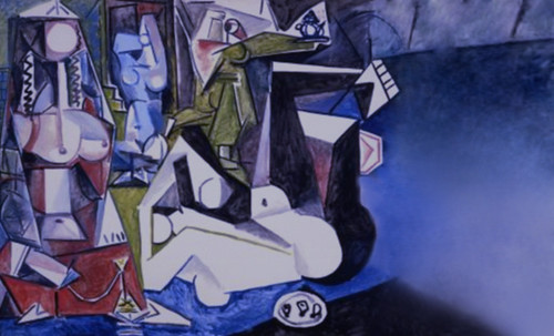 Odaliscas (Mujeres de Argel) yuxtaposición y deconstrucción de Pablo Picasso (1955), síntesis de Roy Lichtenstein (1963). • <a style="font-size:0.8em;" href="http://www.flickr.com/photos/30735181@N00/8748002272/" target="_blank">View on Flickr</a>