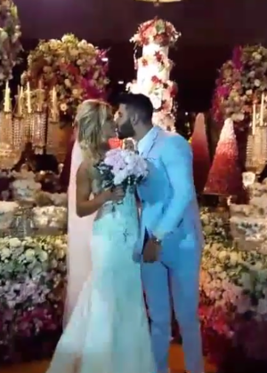 Gusttavo Lima e Andressa Suita se casam em cerimônia luxuosa