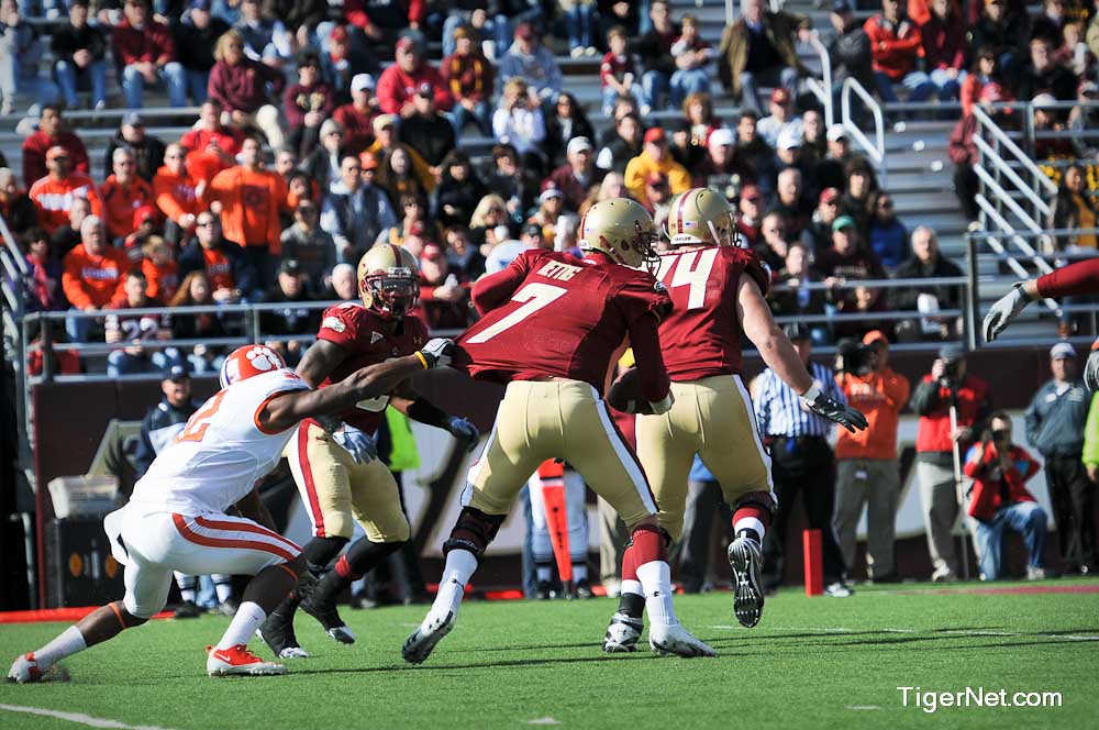 Clemson Football Photo of Boston College and Marcus Gilchrist