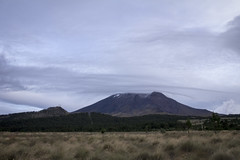 nubes y viento sobre el Popocatepetl