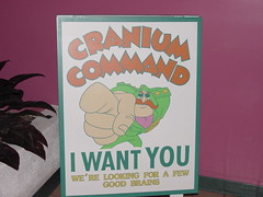 Cranium Command Wants You sign • <a style="font-size:0.8em;" href="http://www.flickr.com/photos/28558260@N04/30144708976/" target="_blank">View on Flickr</a>