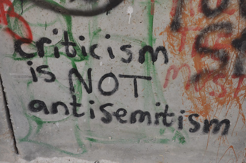 Criticism is not anti-Semitism