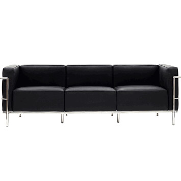 East End Imports LC3 Sofa in Black