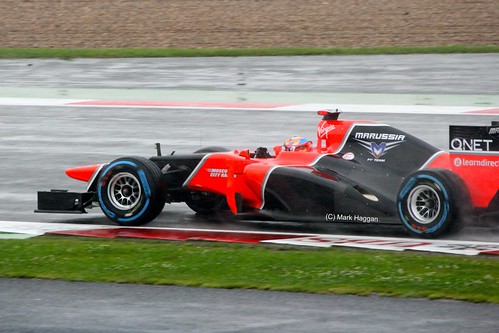 Timo Glock's Marussia at Silverstone