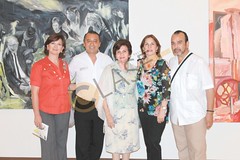 9491. María Esther Camargo, Raúl Ríos, Leticia Terán de Robinson, Elsa Munguía y Miguel Ancona.