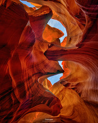 'Sandstone Sunroof' - Antelope Canyon, Arizona