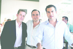 Felipe Garza, Jose Alberto Martinez y Everardo Villareal