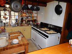The kitchen at the lodge