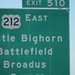 exit 510 to little bighorn