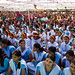 Nearly 5,000 men and women gathered to promote the rights of girls and education for all during UN Women Executive Director Michelle Bachelet's visit to the gram sabha in Barrod village of Rajasthan's Alwar district on 5 October