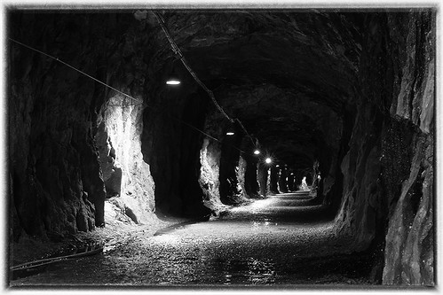 In and around a mine