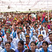 Nearly 5,000 men and women gathered to promote the rights of girls and education for all during UN Women Executive Director Michelle Bachelet's visit to the gram sabha in Barrod village of Rajasthan's Alwar district on 5 October