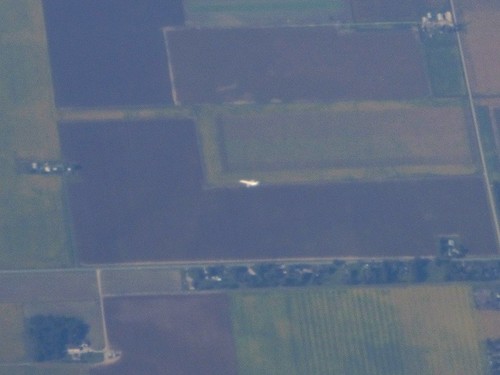 Aircraft Flying Far Below Us, Near Kouts, Indiana