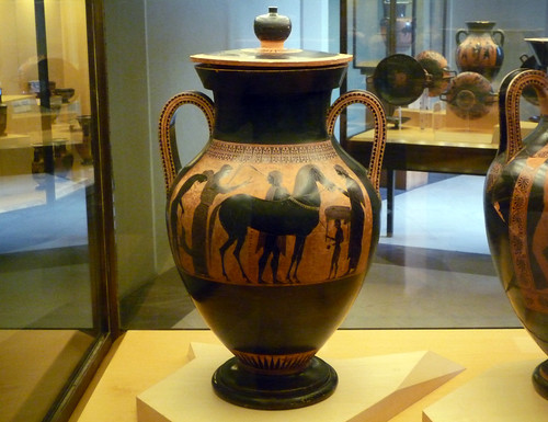 Exekias, Attic black figure amphora, other side