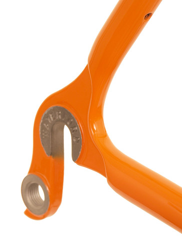 <p>Waterford Stainless Vertical Dropout in Eddy Merckx Orange - 63981</p>