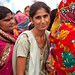 A local woman attends the gram sabha, or village assembly meeting, in Barrod village of Rajasthan's Alwar district on 5 October 2012