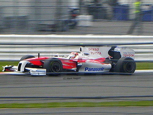 Timo Glock in his Toyota at the 2009 British Grand Prix