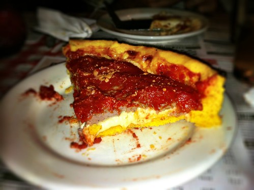 Chicago Deep Dish Pizza at Gino's East • <a style="font-size:0.8em;" href="http://www.flickr.com/photos/20810644@N05/8142629235/" target="_blank">View on Flickr</a>