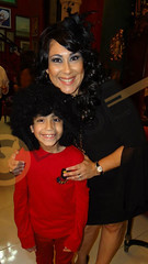 207 Con el pequeño Renato, quien lució cabello tipo afro.