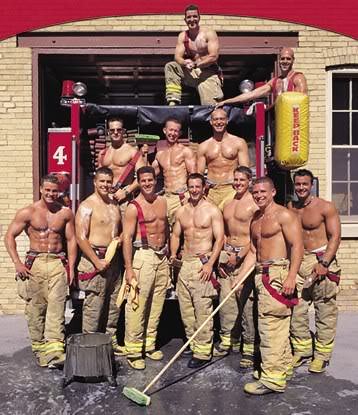 11 Firefighters Me Thinks I needs to volunteer at this Station