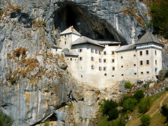 Famous Predjama castle