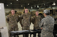 LTG Vangjel, Inspector General of the U.S. Army visits 401st AFSB