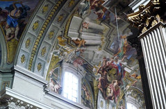 Pozzo, Glorification of Saint Ignatius, seen from crossing