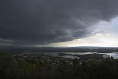 Thunderstorm approaching Noosa Heads