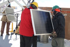 Installing the CSBF solar panels • <a style="font-size:0.8em;" href="http://www.flickr.com/photos/27717602@N03/8238999031/" target="_blank">View on Flickr</a>