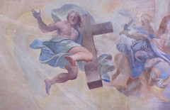 Pozzo, Glorification of Saint Ignatius, detail of Christ